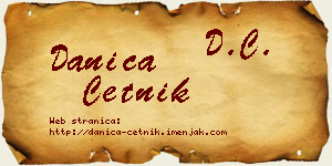 Danica Četnik vizit kartica